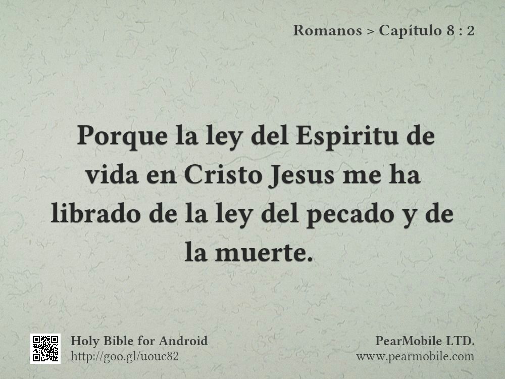 Romanos, Capítulo 8:2